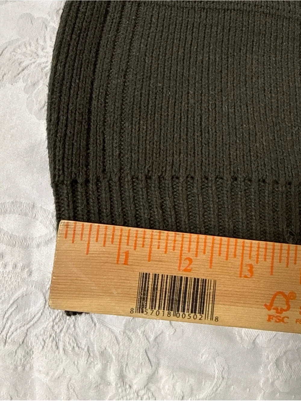 Vintage Arrow Thick Mens XL Sweater Pull Over Olive Green Crew Neck Squares